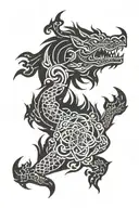 Tengri tattoo design idea