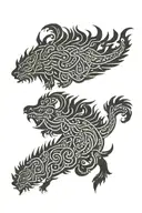 Tengri tattoo design idea