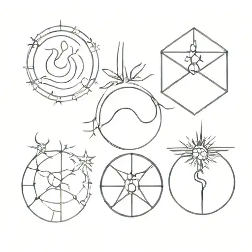  horoscopes combine sun at cancer, ascesdant at Leo, venus at gemini  tattoo design idea