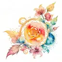  horoscopes combine sun at cancer, ascesdant at Leo, venus at gemini  tattoo design idea