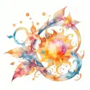  horoscopes combine sun at cancer, ascesdant at Leo, venus at gemini  tattoo design idea