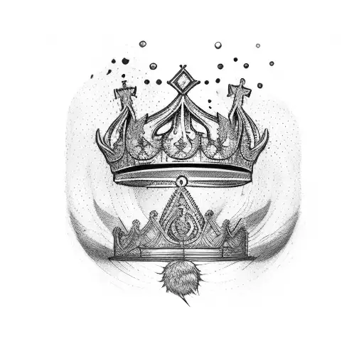 Vector Prince Crown.Engraving of the Royal Crown. Stock Image -  Illustration of crown, gold: 136960459 | Crown tattoo, Crown tattoo design, Prince  tattoos