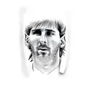 Messi tattoo design idea
