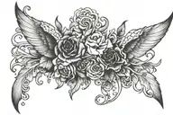 live forever tattoo design idea