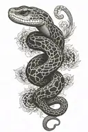 ball python on forearm tattoo tattoo design idea