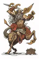 slavic mythology tattoo design idea