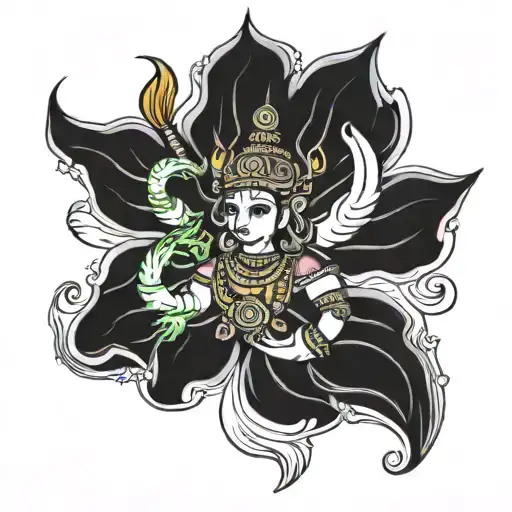 vishnu tattoo tattoo design idea