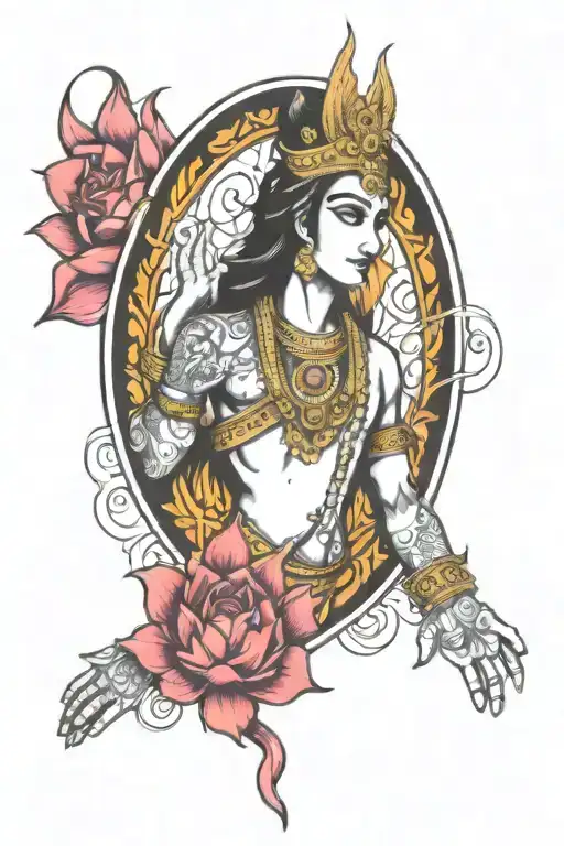 vishnu forearm tattoo tattoo design idea