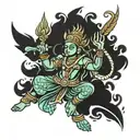 vishnu tattoo tattoo design idea