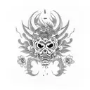 corazon tattoo design idea