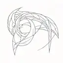 i want to write in the triceps in jap patterns the meaning "take charge", tattoo design idea