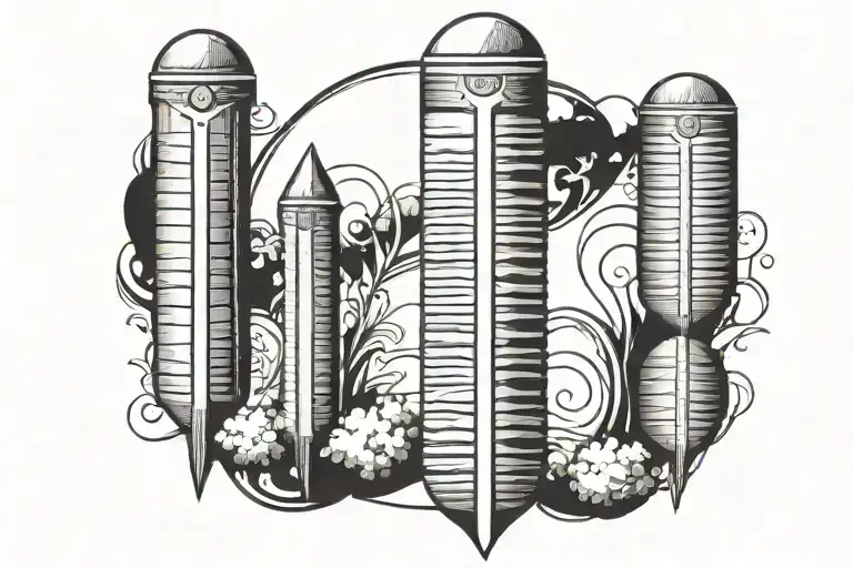 irish ogham ancient tattoo design idea