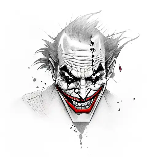 joker tattoo tattoo design idea