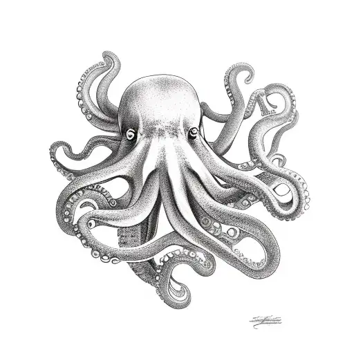octopus us navy tattoo design idea