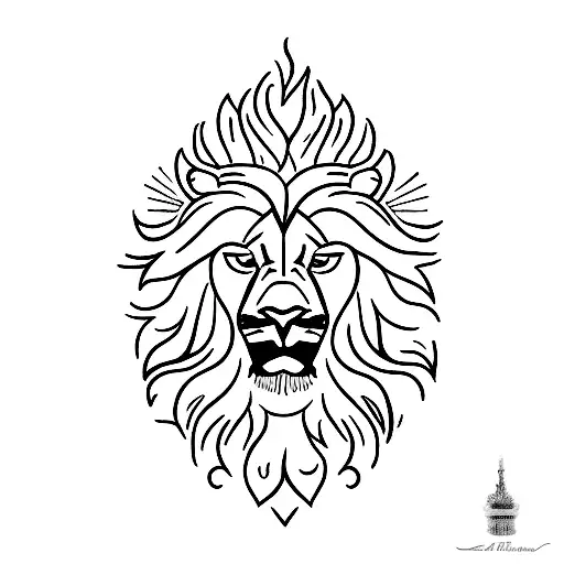  lion san marco venezia  tattoo design idea