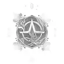 Vietnamese symbol related to travel and new life tattoo design idea