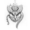 hand full of jewelleries  representing love, freedom, ambitions, family tattoo design idea