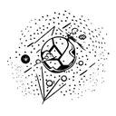 meteor  tattoo design idea