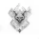 knife gang street tattoo design idea