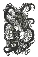 Maria tattoo design idea