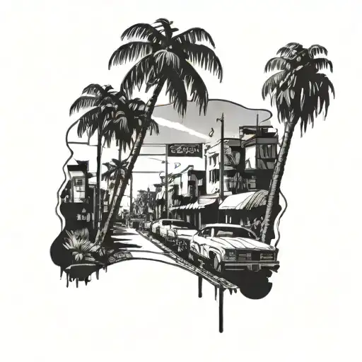 gta san andreas palms grove street cj tattoo design idea