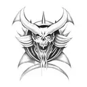 devil vs angel  tattoo design idea