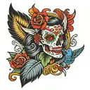 y2k style tattoo design idea