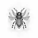 horus beetle tattoo design idea