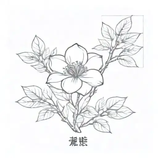 Korean norigae  tattoo design idea