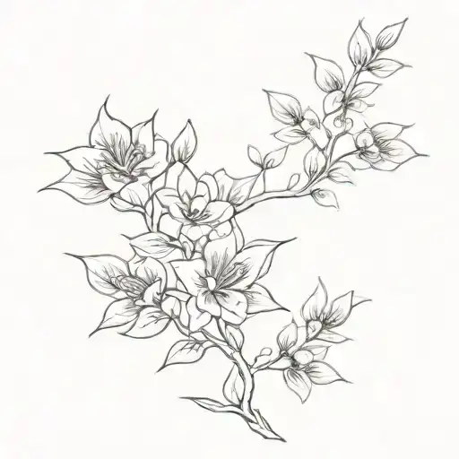 Korean norigae  tattoo design idea