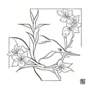 Korean norigae  tattoo design idea