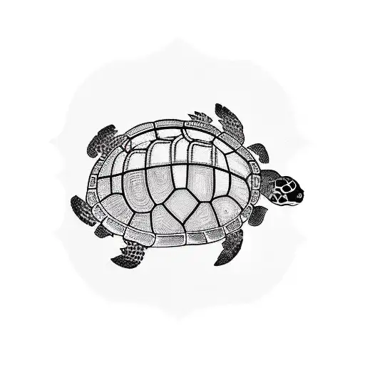 Turtle tattoo design idea