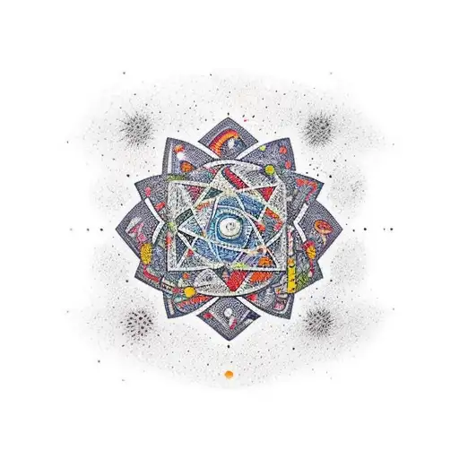 big bang theory which show energy, matter,time tattoo design idea