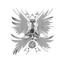 native American Thunderbird  tattoo design idea