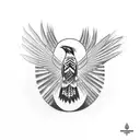 native American Thunderbird  tattoo design idea