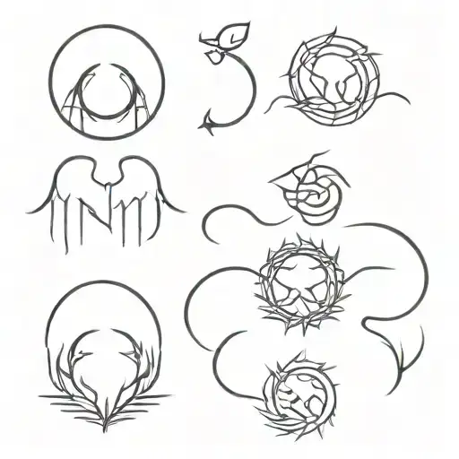 Leo, Gemini, Scorpio, Capricorn small tattoo design idea