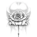 catholic tattoo design idea