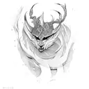 norse god tattoo design idea