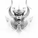 norse god tattoo design idea