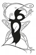 polynesian tribal tattoo design idea