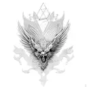 Griffin tattoo design idea