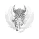 Griffin tattoo design idea