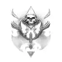 I want “ Be strong and of Good courage fear not or be dismayed: for the lord, even my god, will be with thee. He will no tattoo design idea