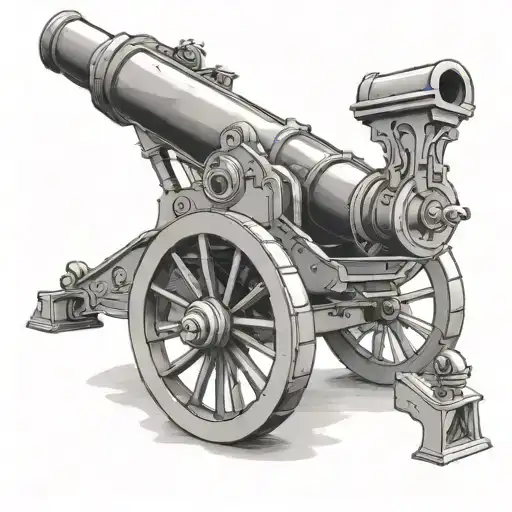 Arsenal Cannon tattoo design idea