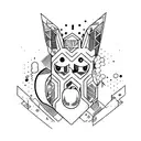 Apple Juice Box tattoo design idea