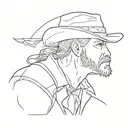 red dead redemption 2 tattoo design idea