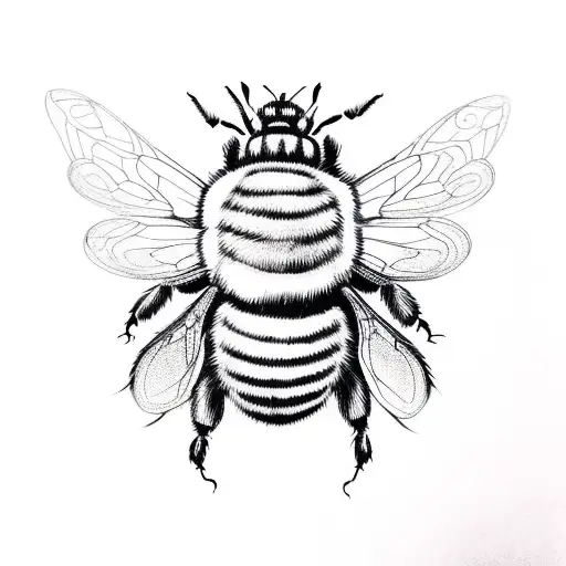 Bumble Bee Steampunk tattoo design idea