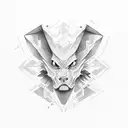 Alakazam tattoo design idea