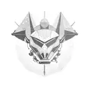 cowboy bebop space ship tattoo design idea