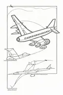 aeroplane to some other representing tattoo design idea